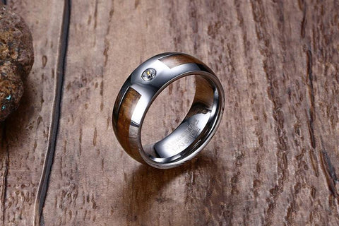 Ring Men's Wood Jewelry Wedding