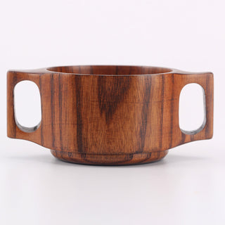 Creative Natural Wood Bowl Wooden Cup Health and Environmental Protection Children Tableware Bowl