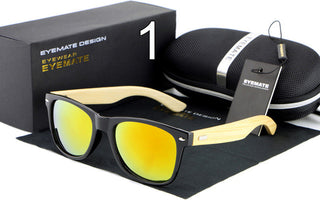 Wood Frame Sunglasses