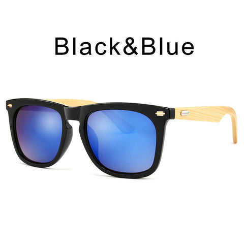 New Bamboo Sunglasses Wooden Brand Designer Women Glasses