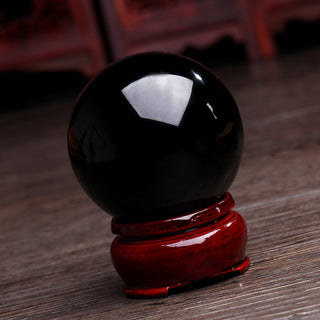 Natural Obsidian Stone Massage Ball