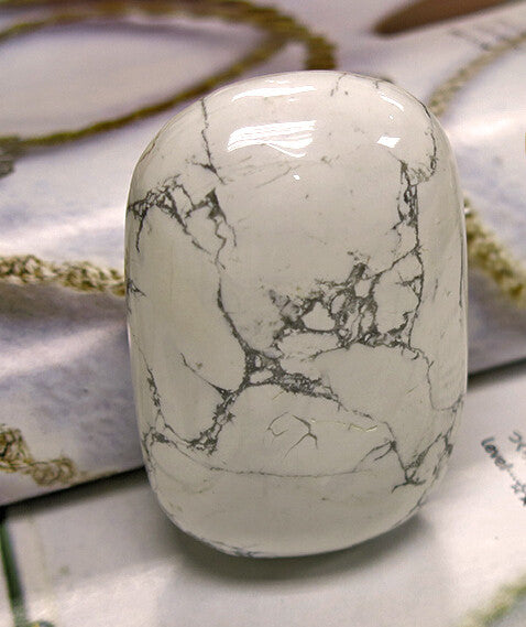 Natural White Turquoise Stone Soap Shape Massage Stone for Shower