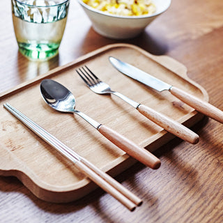 Creative Tableware Set Wooden Hand 4pcs/Set