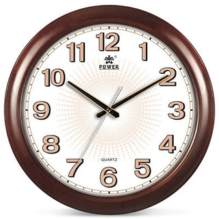 New Circular Large Wall Clock Simple Wood