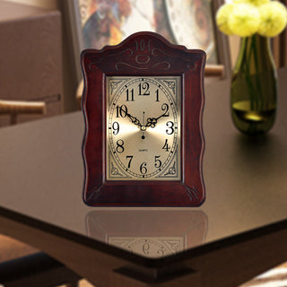 Bracket Table Clock Wooden Living Room Wall Clocks