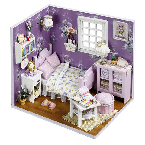 Handmade Wood Dollhouse 3D Miniature