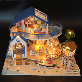 Wooden Puzzle Dollhouse Toys