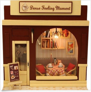 Fashion DIY Wooden Miniature Doll House Furniture Kit