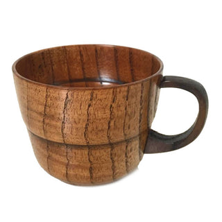 Wooden Cup Primitive Handmade Natural Wood Coffee Tea Beer Juice Milk