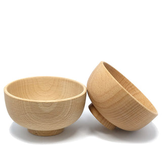 Wooden Bowls Containers Tableware Soup Bowls Noodle Rice Dinner Dishes Salad Bowls