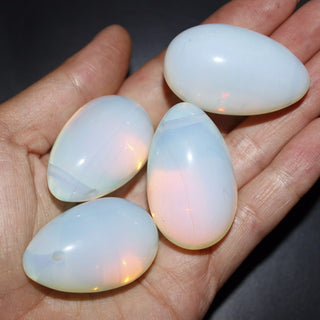 Drilled Opalite Yoni Egg Pelvic Kegel Exercise Tightening Vaginal Muscle Ben Wa Jade Eggs for Women