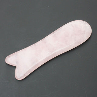 Massage Tools Natural rose quartz stone Guasha Board For SPA Acupuncture