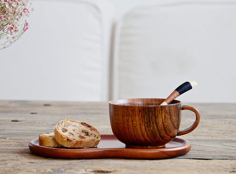 Japanese Minimalism Wooden Coffee Cup