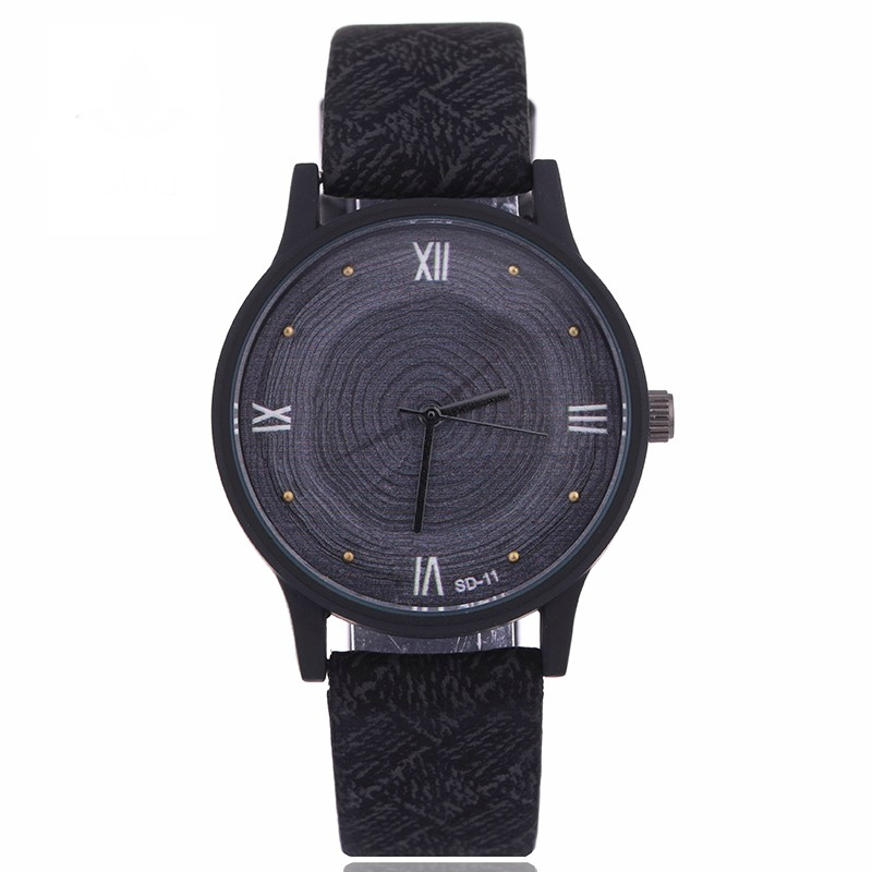 New Wood Women Watches Fashion Simple Face